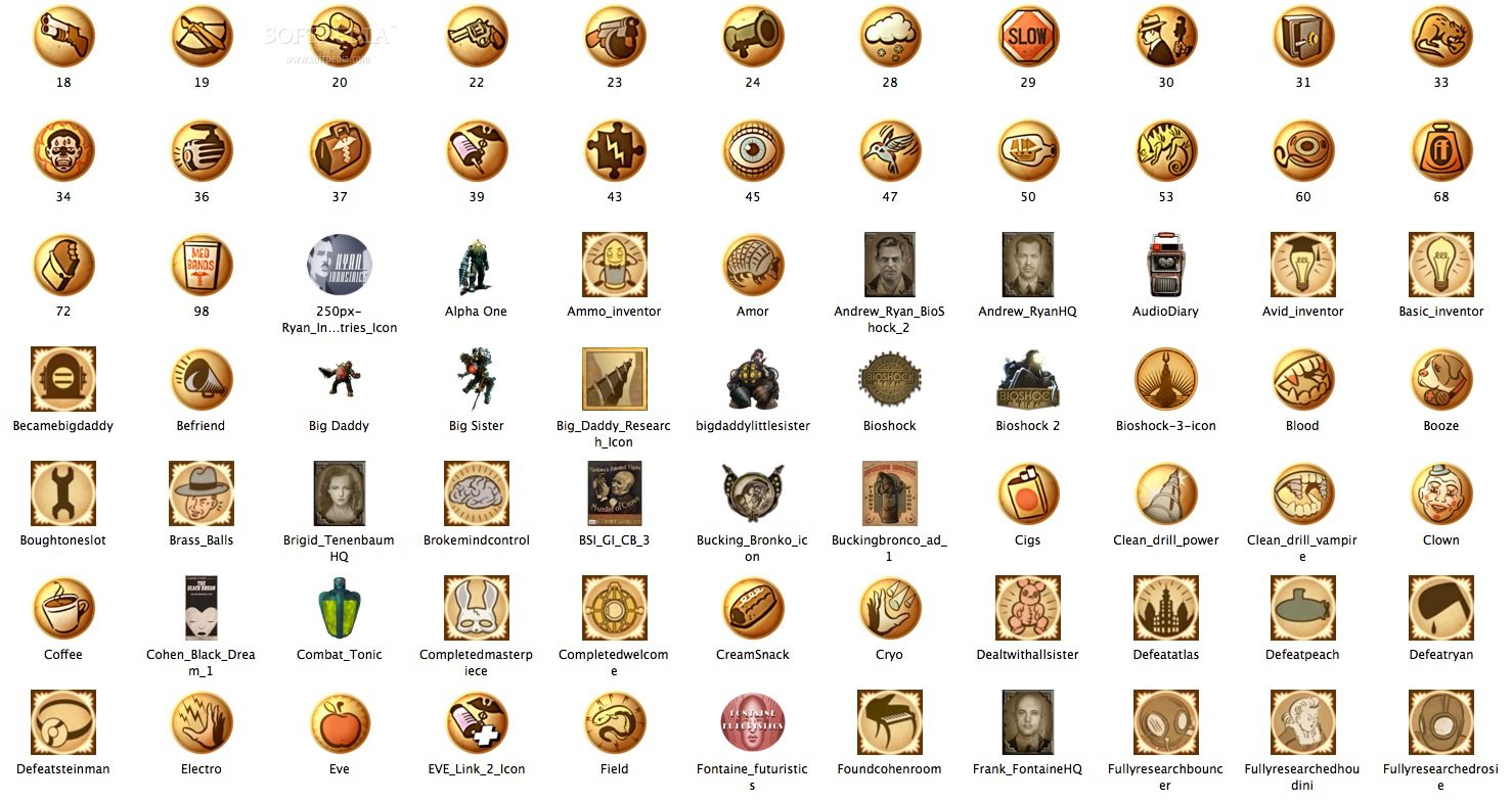 1478x785 Bioshock Icons Mac