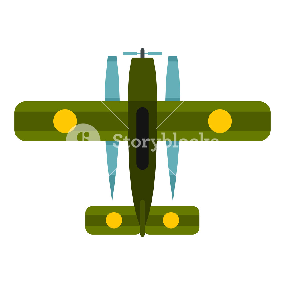 Military Biplane Icon Flat Illustration Of Military Biplane 1000x1000 Military Biplane Icon Flat Illustration Of Military Biplane