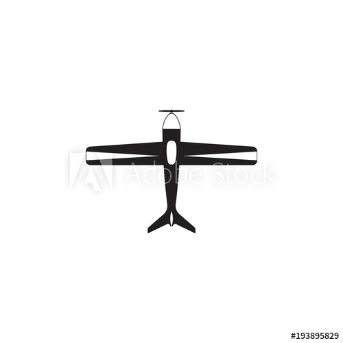 Biplane Icon Element Of Transport View From Above Icon One 500x500 Biplane Icon Element Of Transport View From Above Icon One
