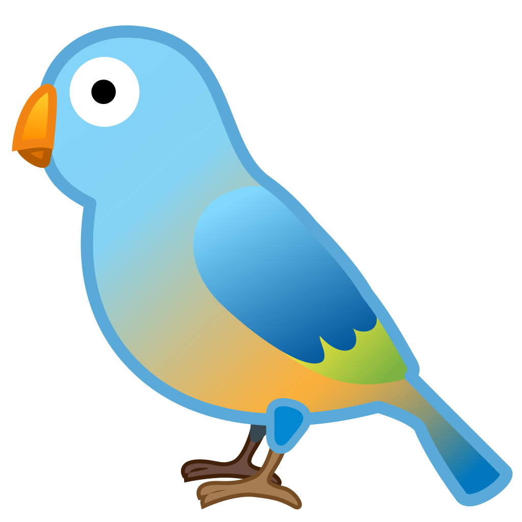 1024x1024 Bird Icon Noto Emoji Animals Nature Iconset Google