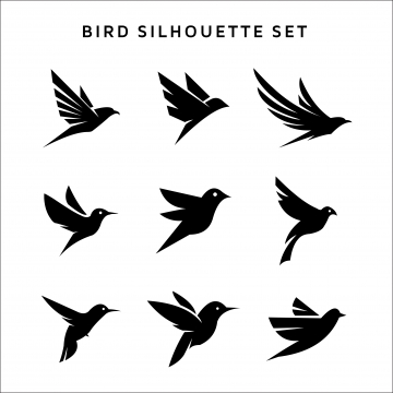 360x360 Bird Silhouette Icon Png Images Vector And Free