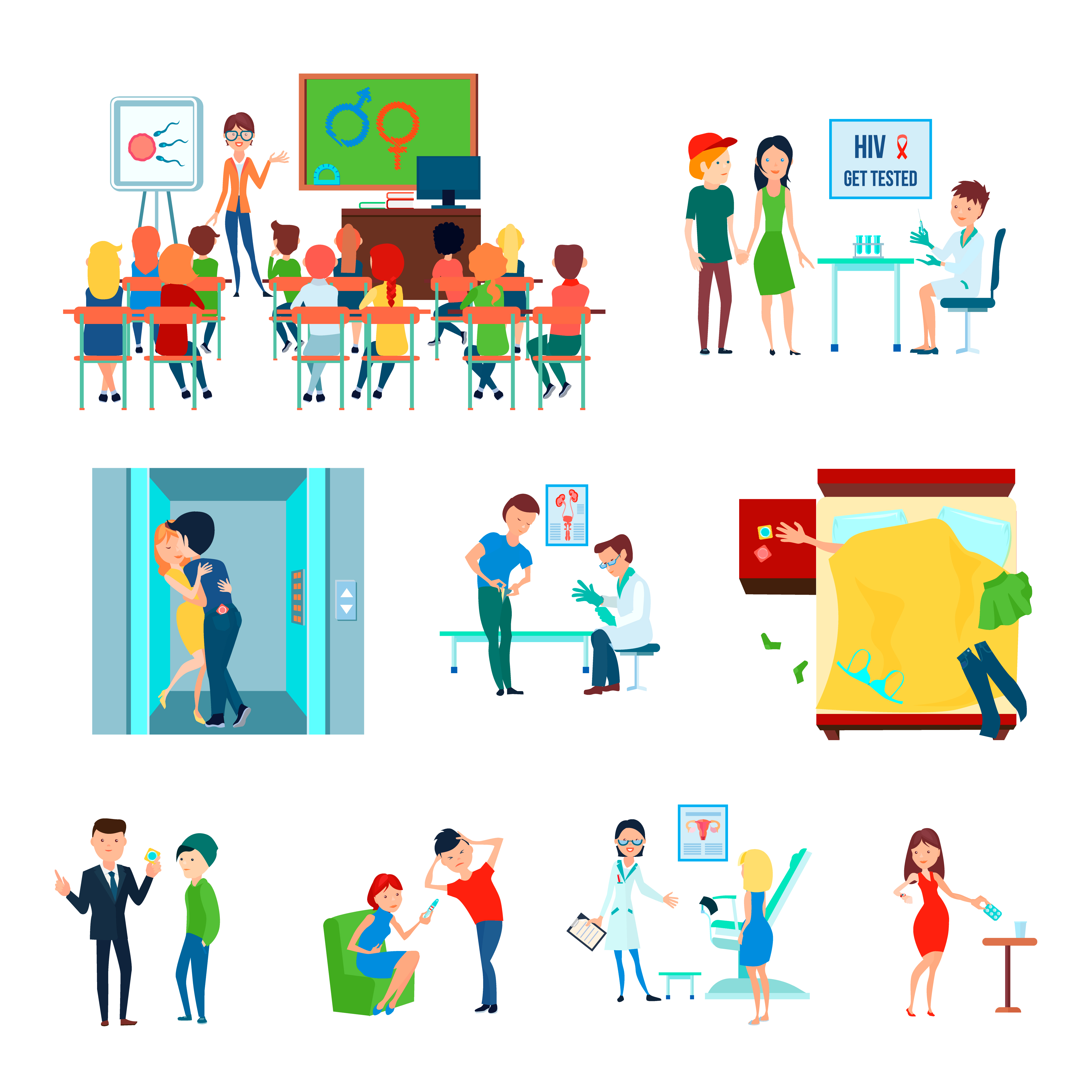 4500x4500 Birth Control Free Vector Art