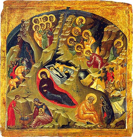 450x465 The Icon Of The Nativity