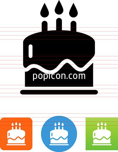 400x512 Birthday Cake Icon