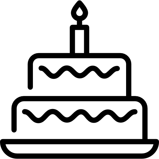 512x512 Birthday Cake Free Vector Icons Designed