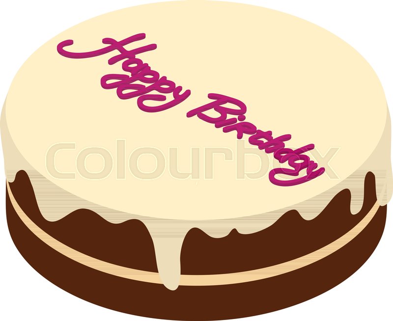 800x654 Birthday Cake Icon Isometric Stock Vector Colourbox
