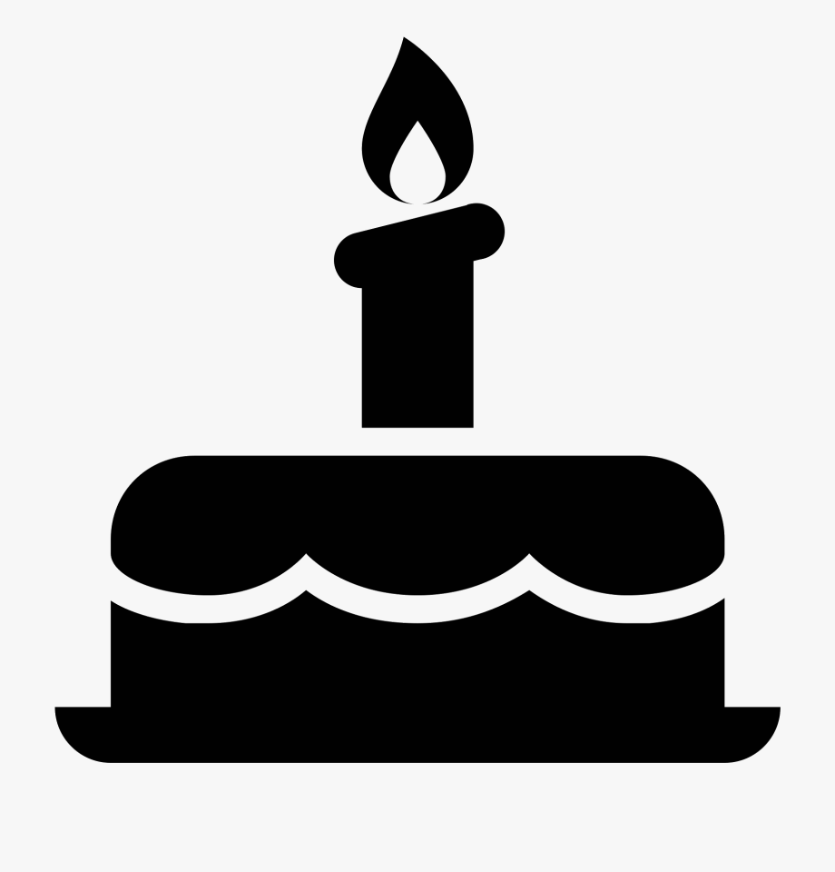 920x960 Png Black And White Stock Cake Icon