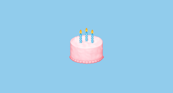 560x300 Birthday Cake Emoji On Facebook