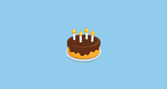 560x300 Birthday Cake Emoji On Messenger