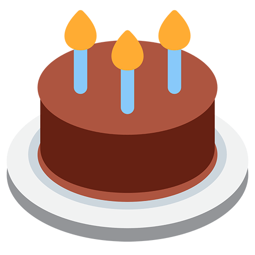512x512 Birthday Cake Emoji For Facebook, Email Sms Id Emoji