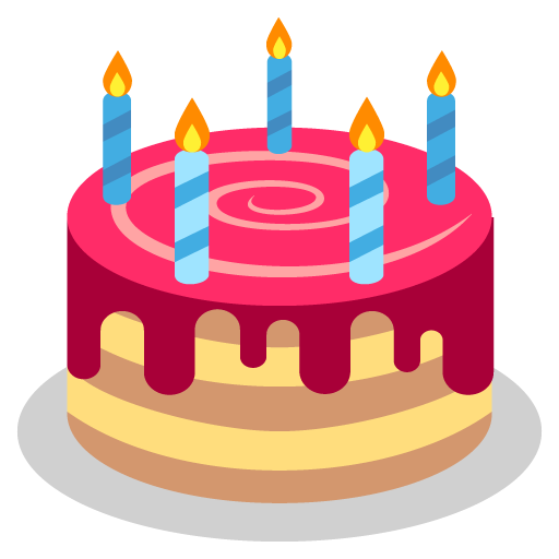 512x512 Birthday Cake Emoji For Facebook, Email Sms Id Emoji
