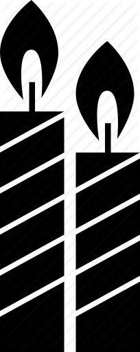 204x512 Birthday, Candle, Candles, Party, Stripe Icon