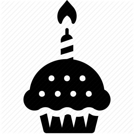 512x512 Birthday, Candle, Celebration, Cupcake, Muffin, Party Icon