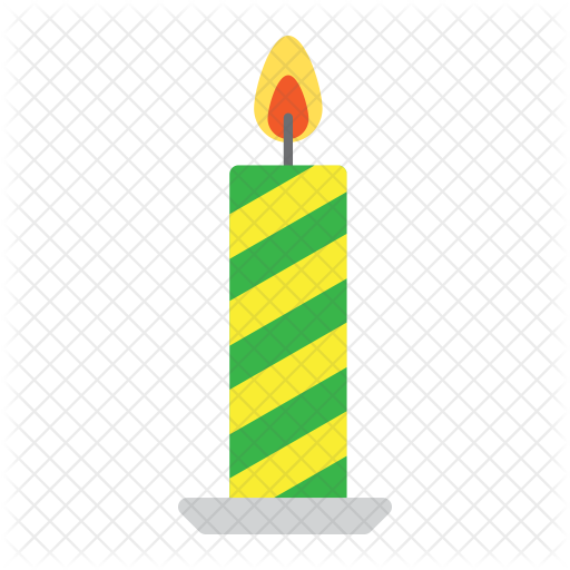 512x512 Candle Icon Of Flat Style