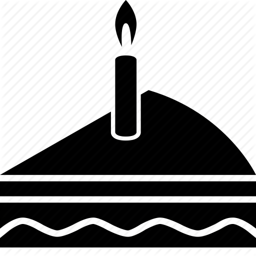 512x512 Birthday, Cake, Candle, Dessert, Food, Party, Piece Icon