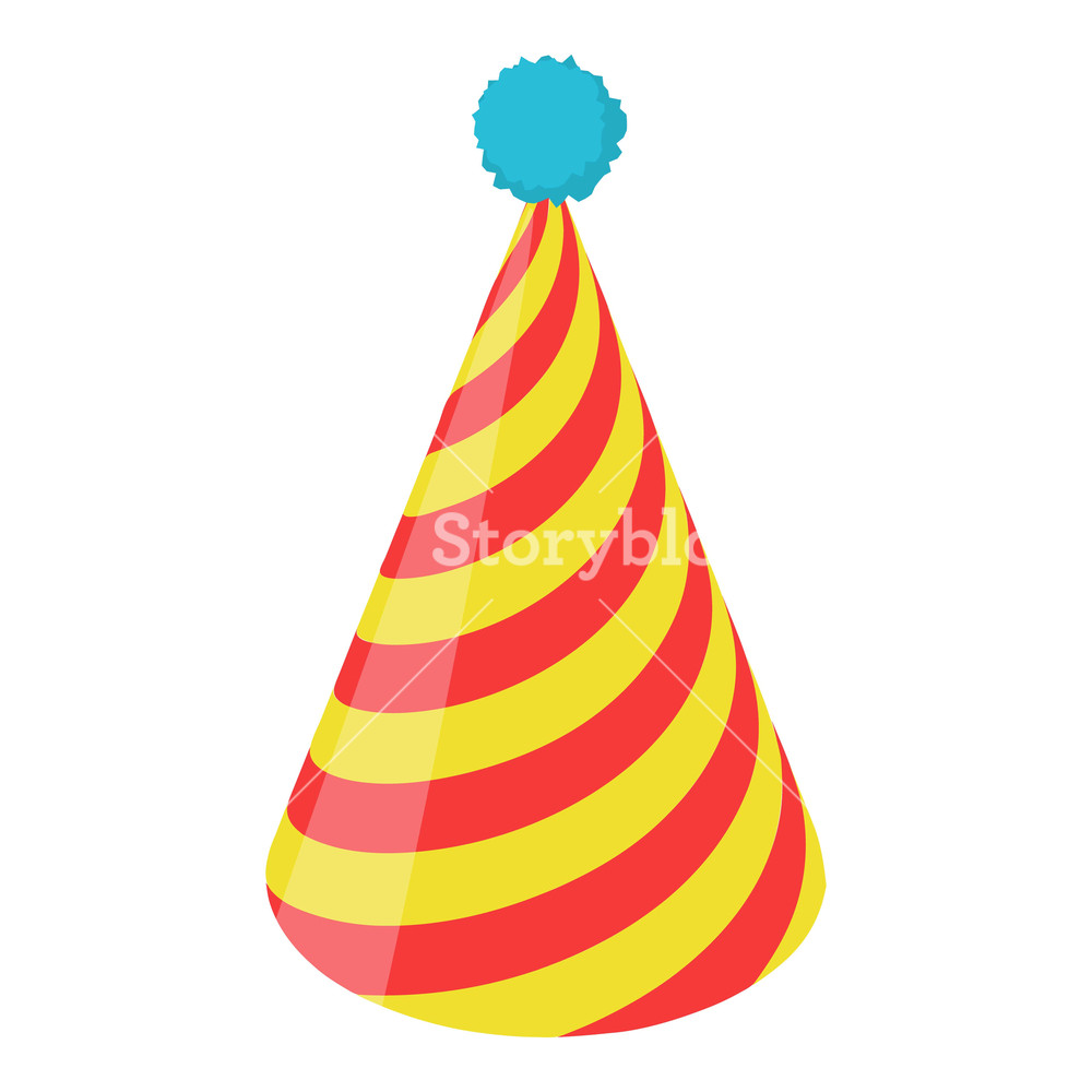 1000x1000 Party Hat Icon Isometric Illustration Of Party Hat Vector Icon