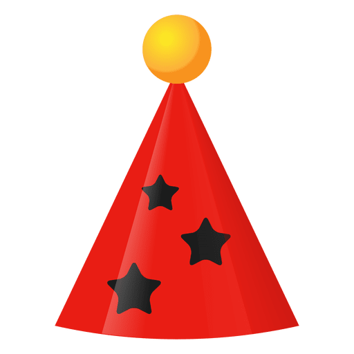 512x512 Red Birthday Hat Icon