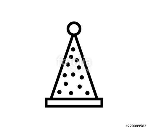 500x438 Birthday Hat Icon Stock Image And Royalty Free Vector