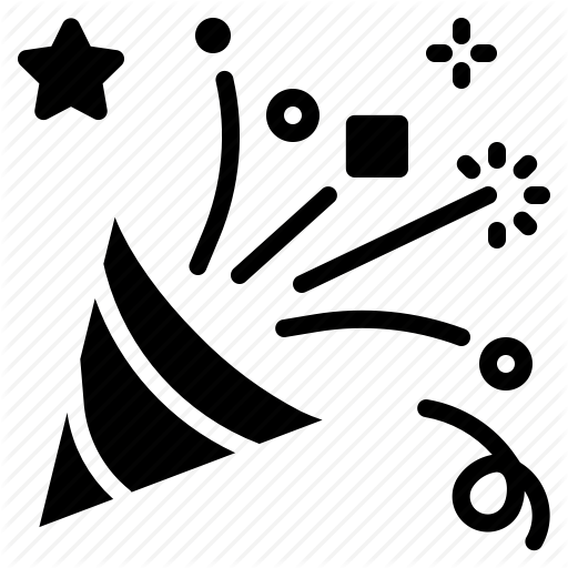 512x512 Birthday, Celebration, Confetti, Fun, Party Icon