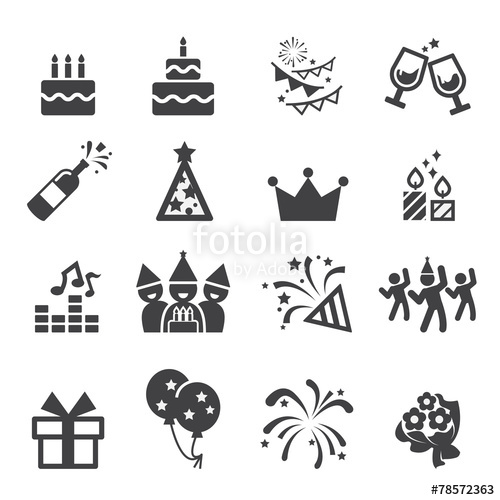 500x500 Birthday Icon Stock Image And Royalty Free Vector