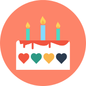 170x170 Birthday Cake Cake Png Icon