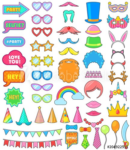 433x500 Birthday Party Icon Vector Anniversary Cartoon Kids Happy Birth