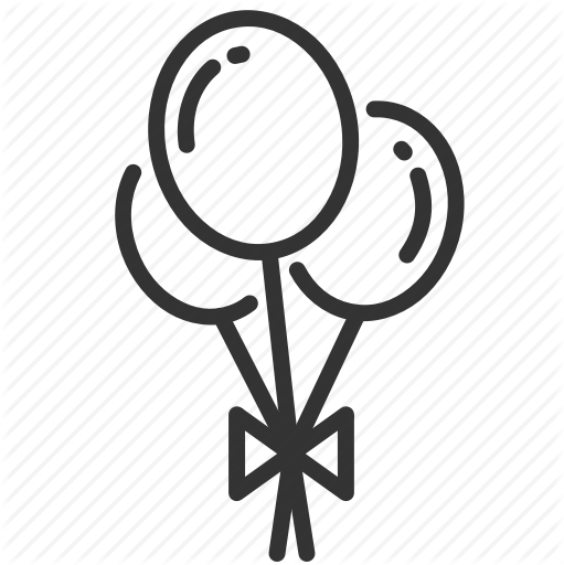 511x512 Balloon, Birthday, Celebrate, Celebration, Decoration, Party Icon