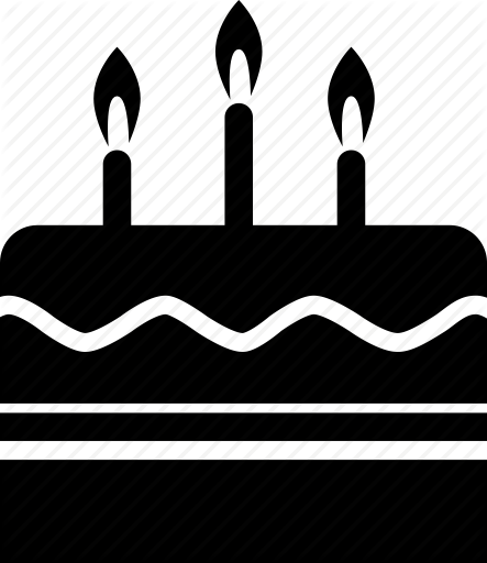 443x512 Birthday, Cake, Candle, Party Icon