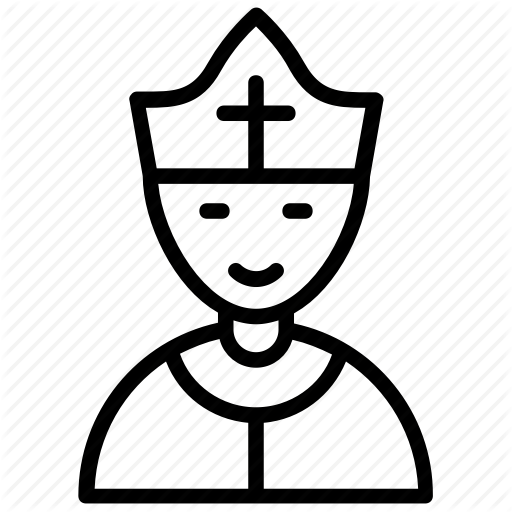 512x512 Bishop Hat, Catholic, Pope, Pope Hat, Rome Bishop Icon