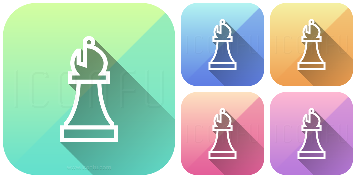 1200x600 Chess Piece Bishop Icon