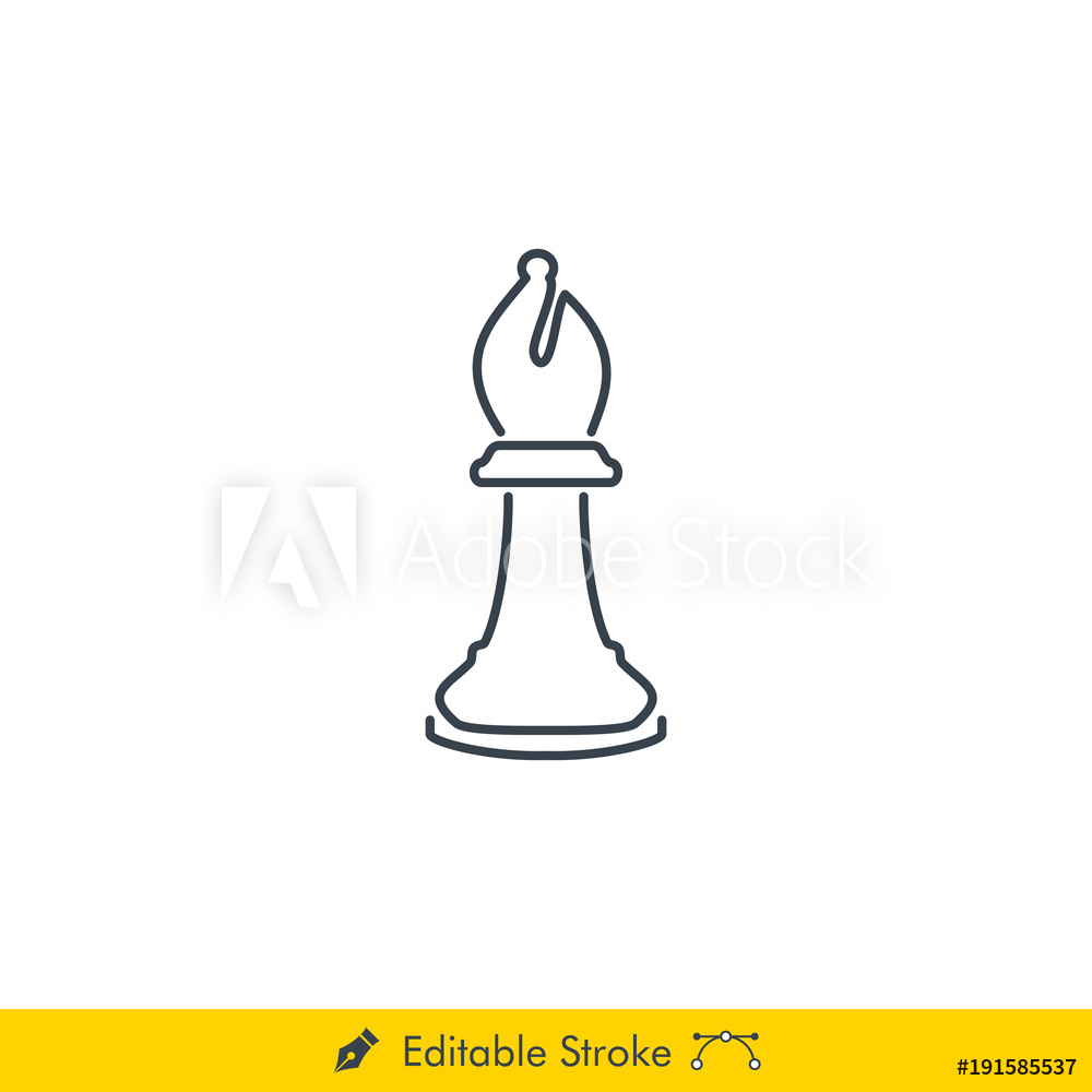 1000x1000 Fotografie, Obraz Bishop Icon Vector