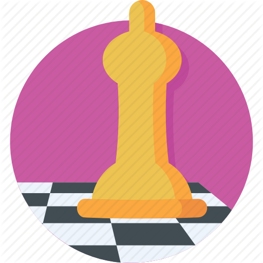 512x512 Bishop, Chess, Chess Piece, Game, Strategy Icon