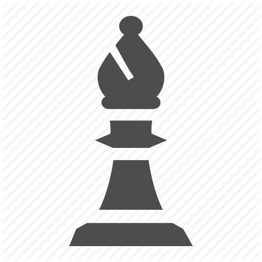 512x512 Bishop, Chess, Game, Piece, Strategy Icon