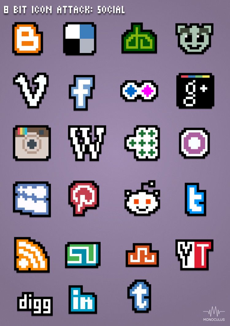 750x1061 Monoculus Bit Icon Attack Social Bit In Pixel