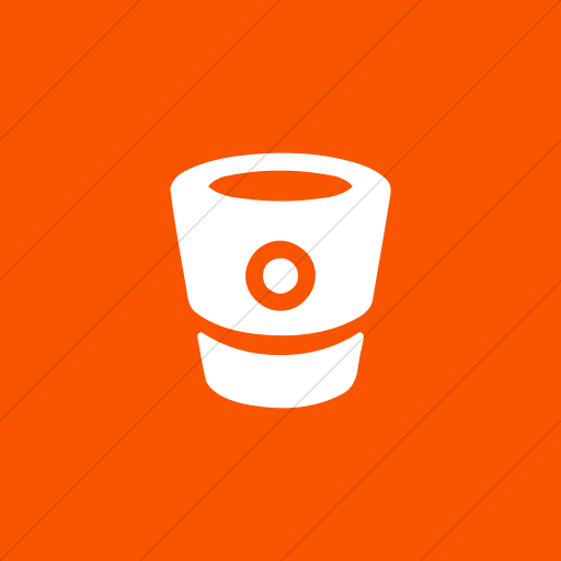 512x512 Iconsetc Flat Square White On Orange Bootstrap Font Awesome