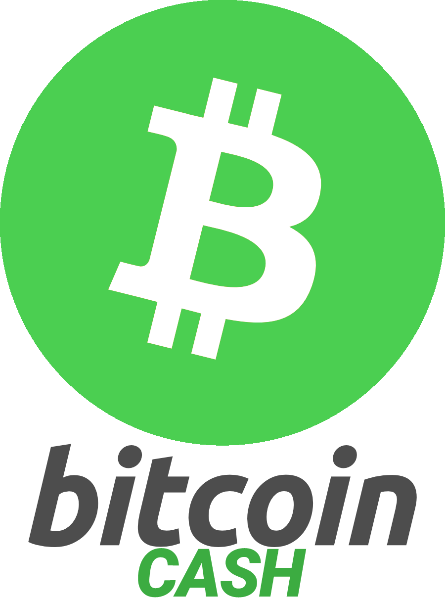 bitcoin cash logo vector