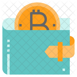 256x256 Bitcoin Wallet Icon Of Flat Style