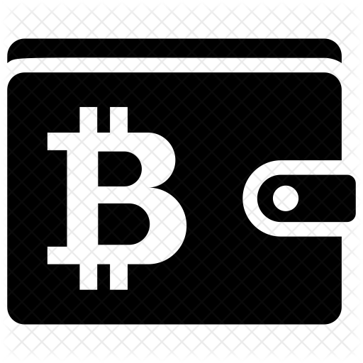 512x512 Bitcoin Wallet Icon Of Glyph Style