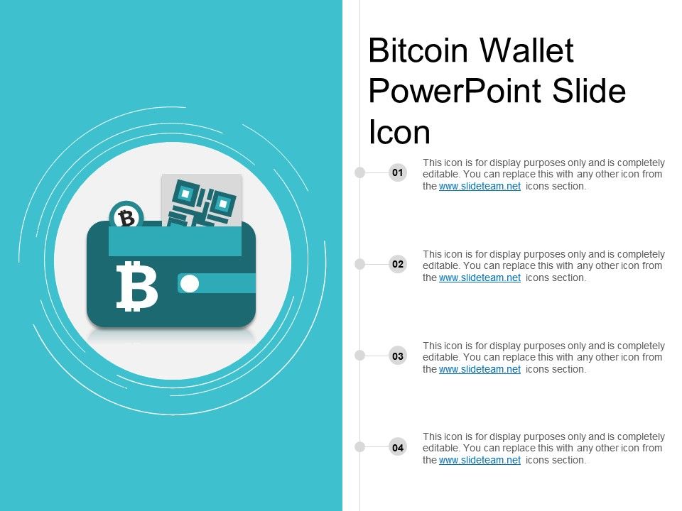 960x720 Bitcoin Wallet Powerpoint Slide Icon Powerpoint Slide Template