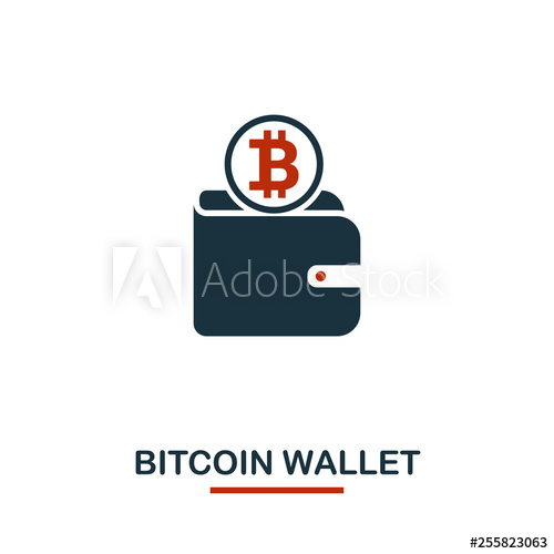 500x500 Bitcoin Wallet Icon Creative Two Colors Design From Crypto