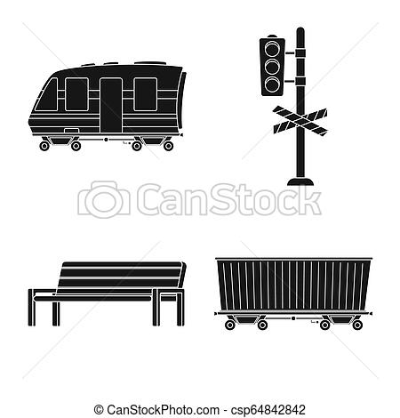 450x470 Bitmap Design Of Train And Station Logo Collection Of Train