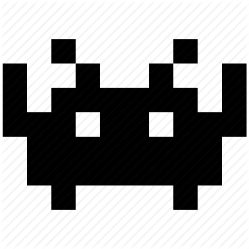 512x512 Alien, Bitmap, Invader, Invaders, Space, Ufo Icon