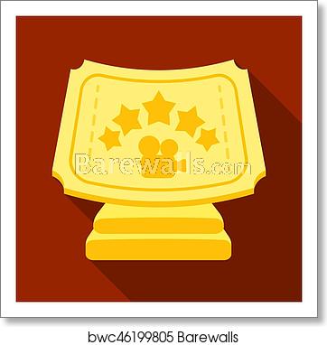 362x382 Silver Prize With Star, And Camera On A Stand Movie Awards Single