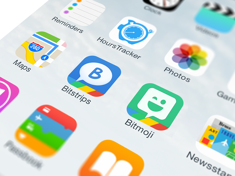 800x600 Bitstrips Bitmoji App Icons