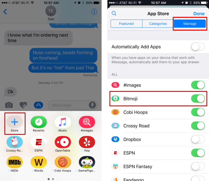 720x623 How To Add Bitmoji Keyboard And Use It With Imessage The Iphone Faq