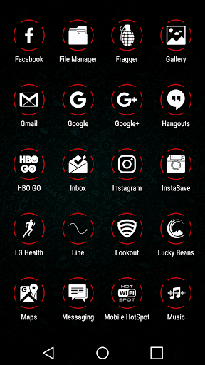 Black And Red Icon Pack at Vectorified.com | Collection of Black And