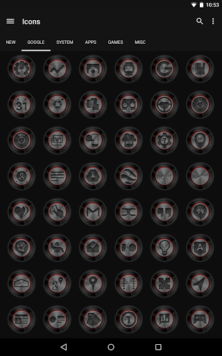 320x512 Dark Metal Red Icon Pack Apk Apk Tools