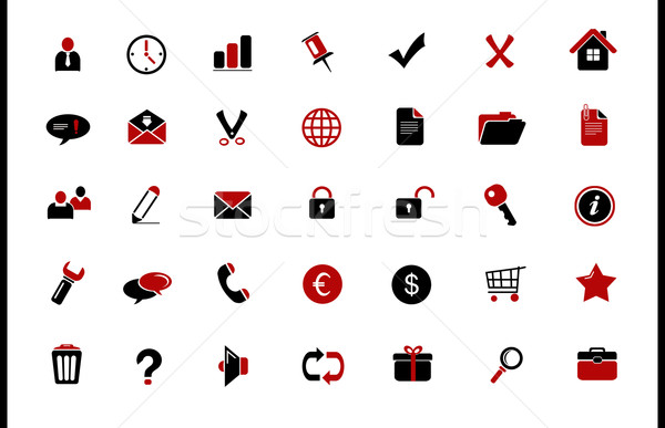 Black And Red Icon Pack at Vectorified.com | Collection of Black And