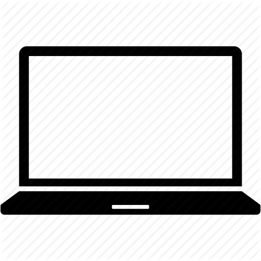 512x512 Laptop Png Black And White Transparent Laptop Black And White