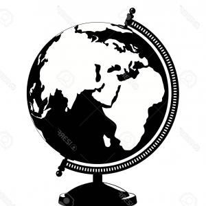 300x300 Globe Earth Icon Black And White Vector Catchsplace